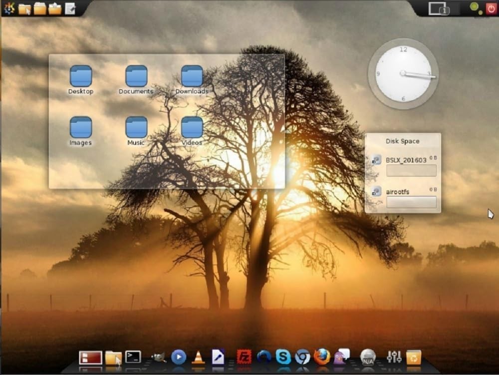 Latest New Release Blue Star BlueStar Linux OS Operating System for PC on DVD