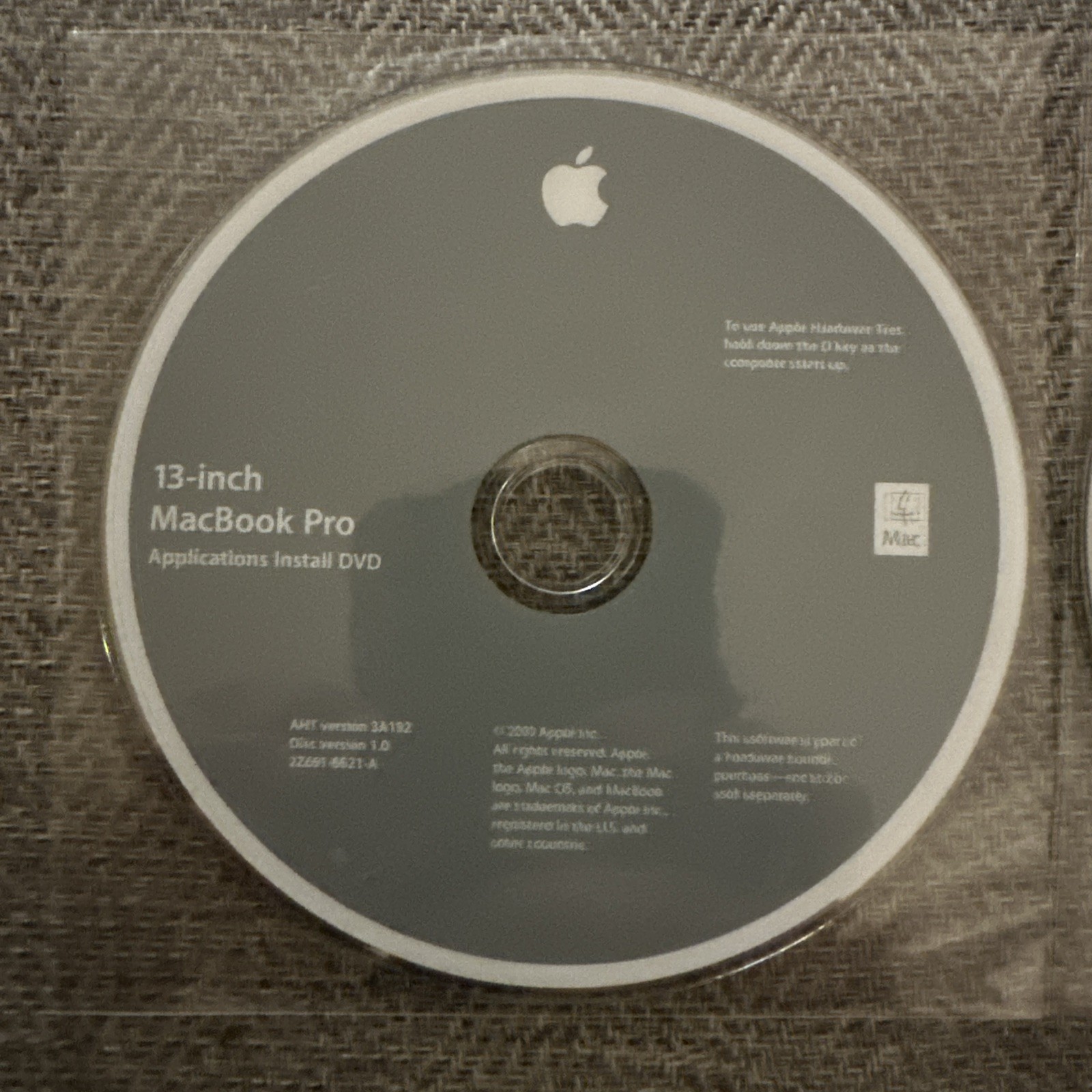 MacBook Pro OS X Install Disc 1 & 2 Version 10.5.2 2008 OEM