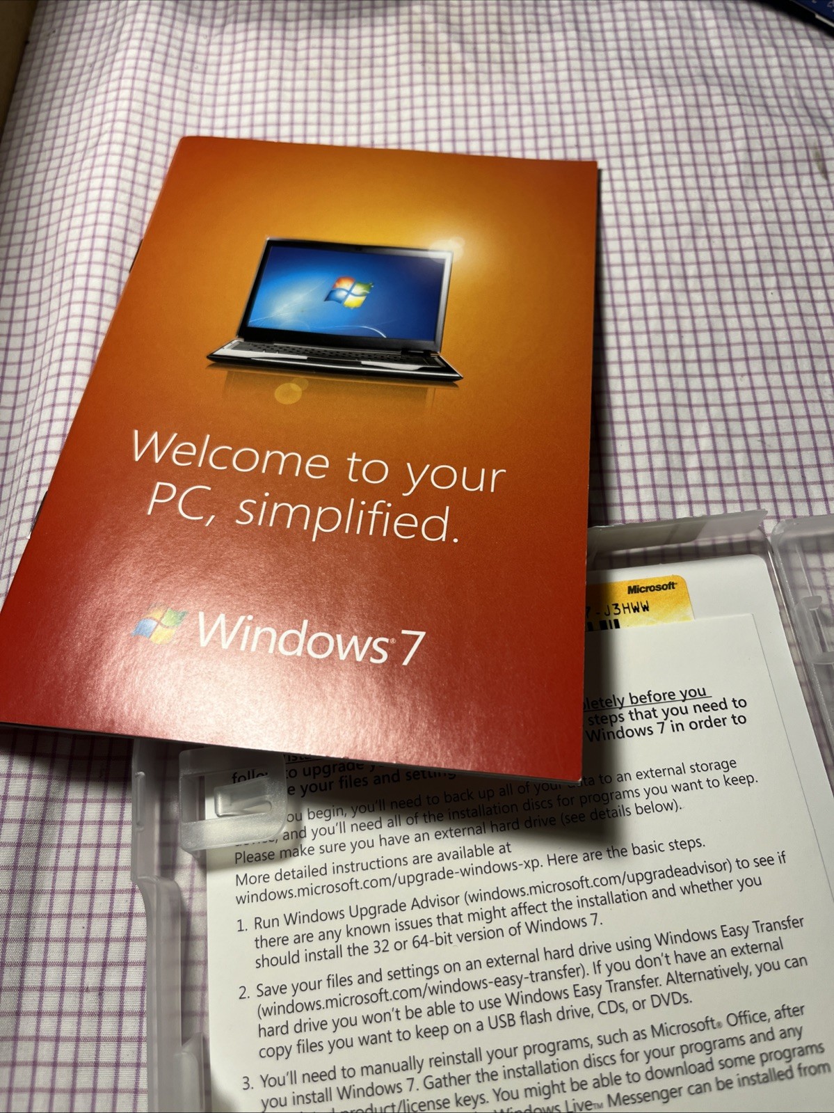 Microsoft Windows 7 Professional 32 bit & 64 bit MS WIN PRO