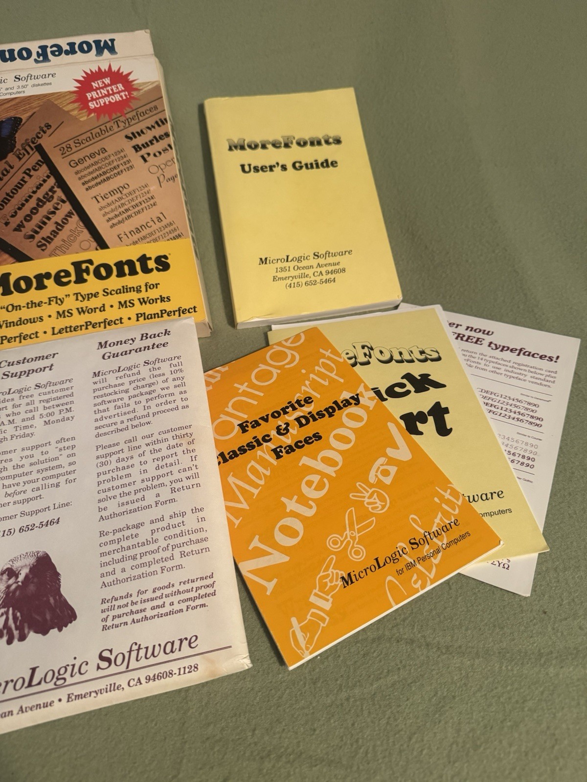 Vintage 90s Windows Software Lot More Fonts Pc Protection Full Armor & Shield