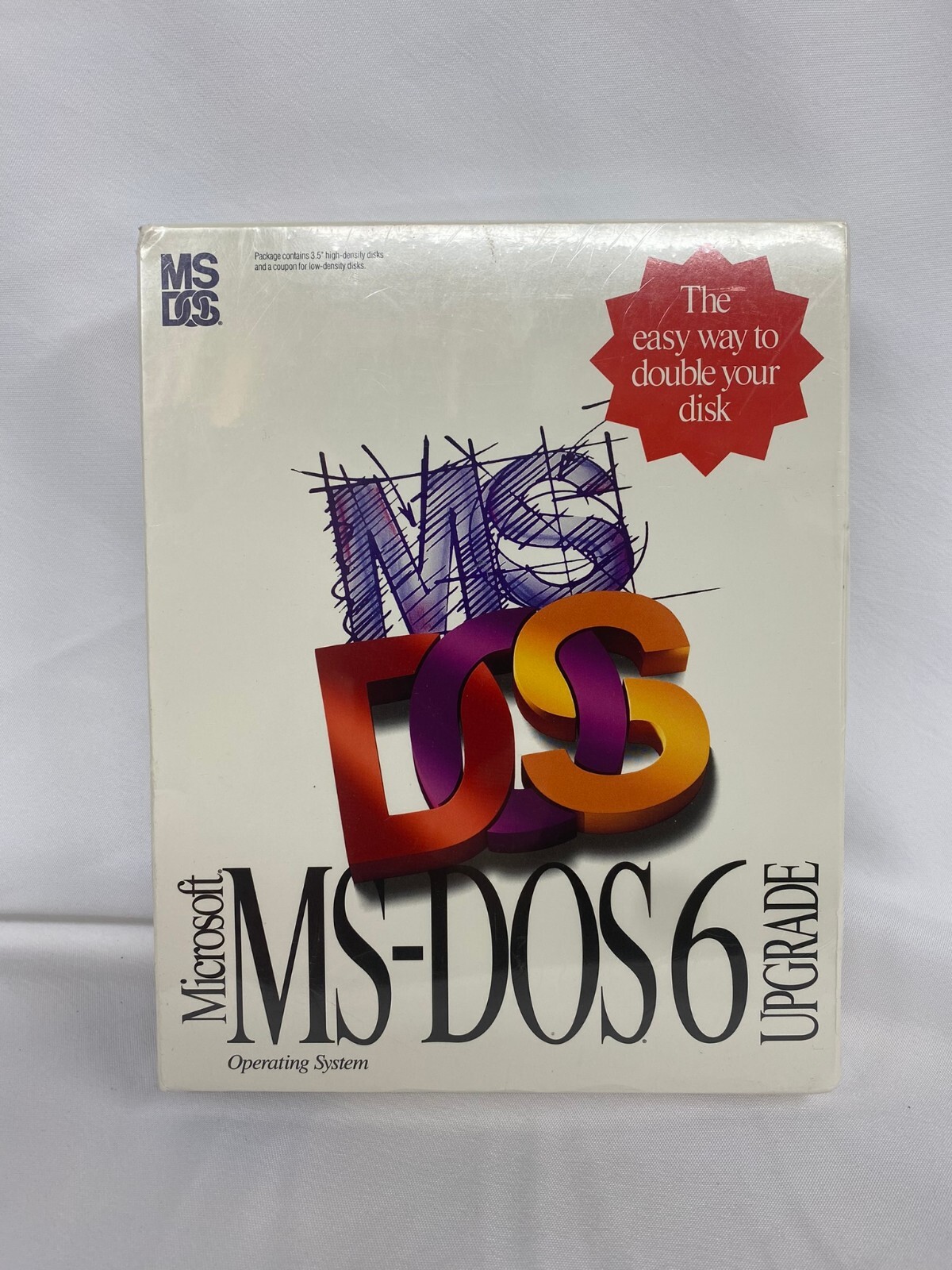 Microsoft MS-DOS6 Operating System Upgrade on 3.5 disk