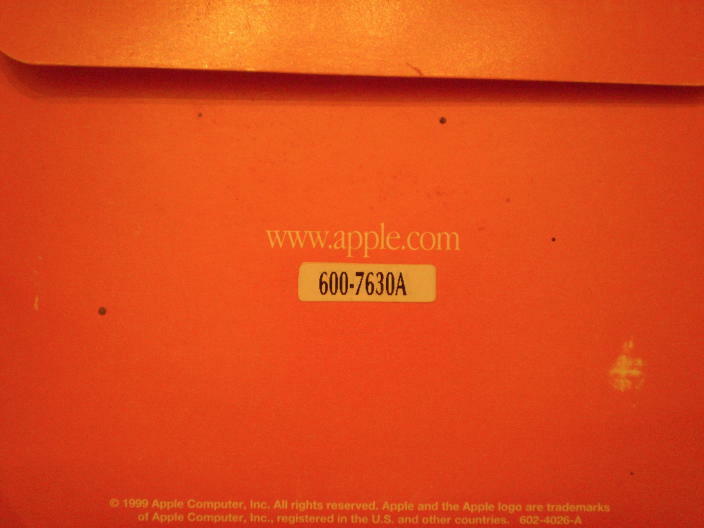 Apple Macintosh iMac DV (1999) Software Media Pack 600-7630A – 8 CD’s