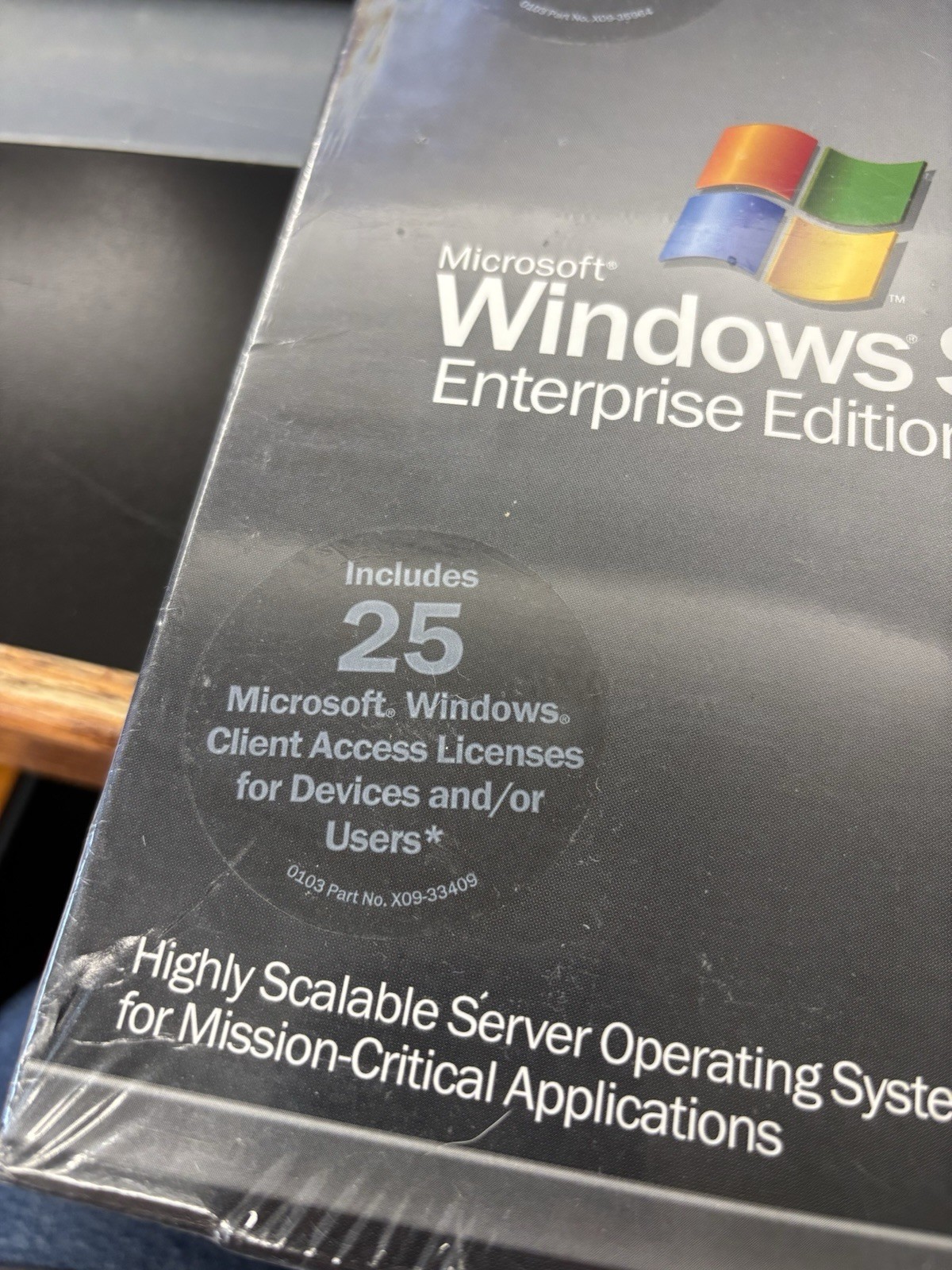 Microsoft®Windows Server 2003 Enterprise Edition • 25 Licenses PROMO NEW Sealed