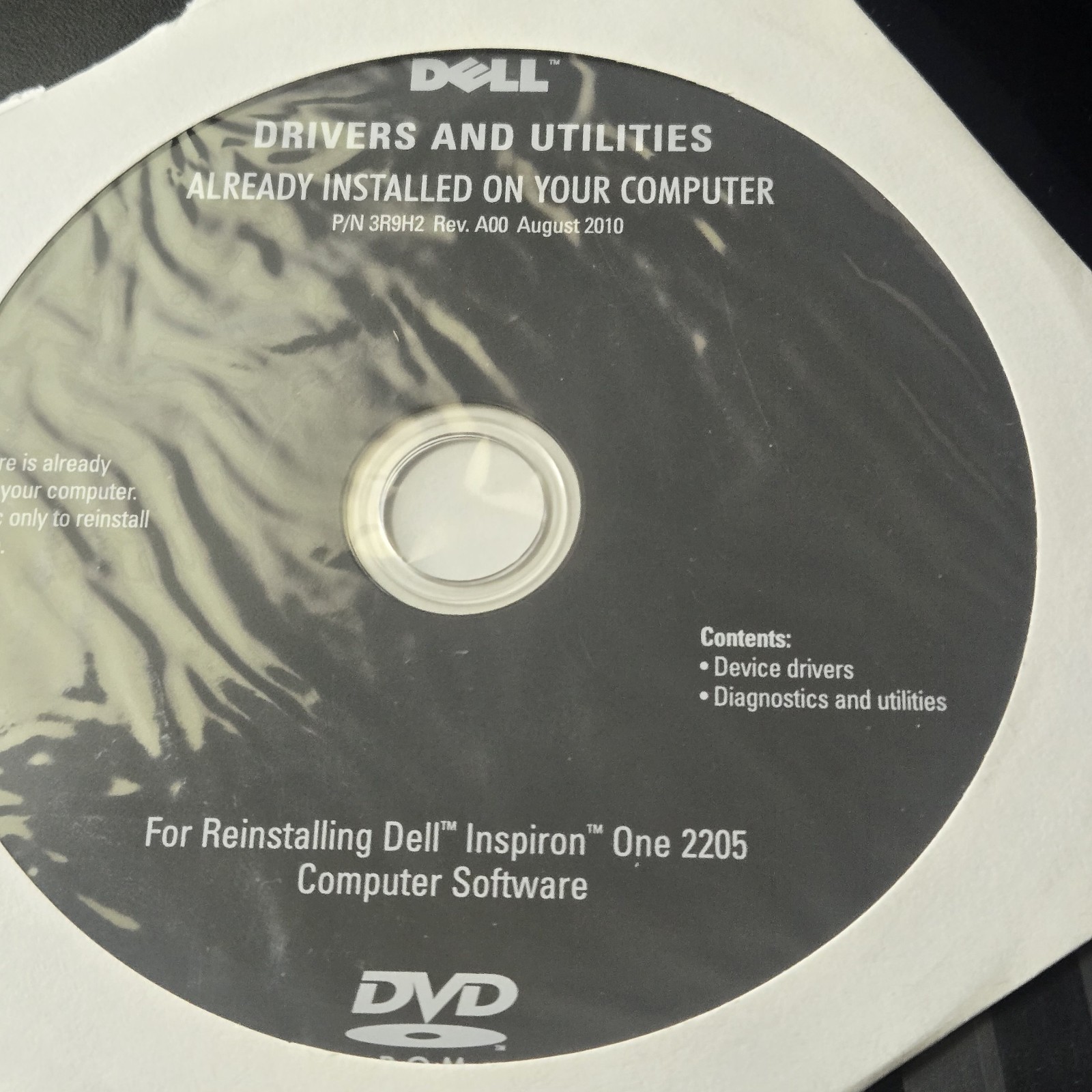Dell Windows 7 Home Premium SP1 64-Bit Reinstallation DVD, Drivers Utilities