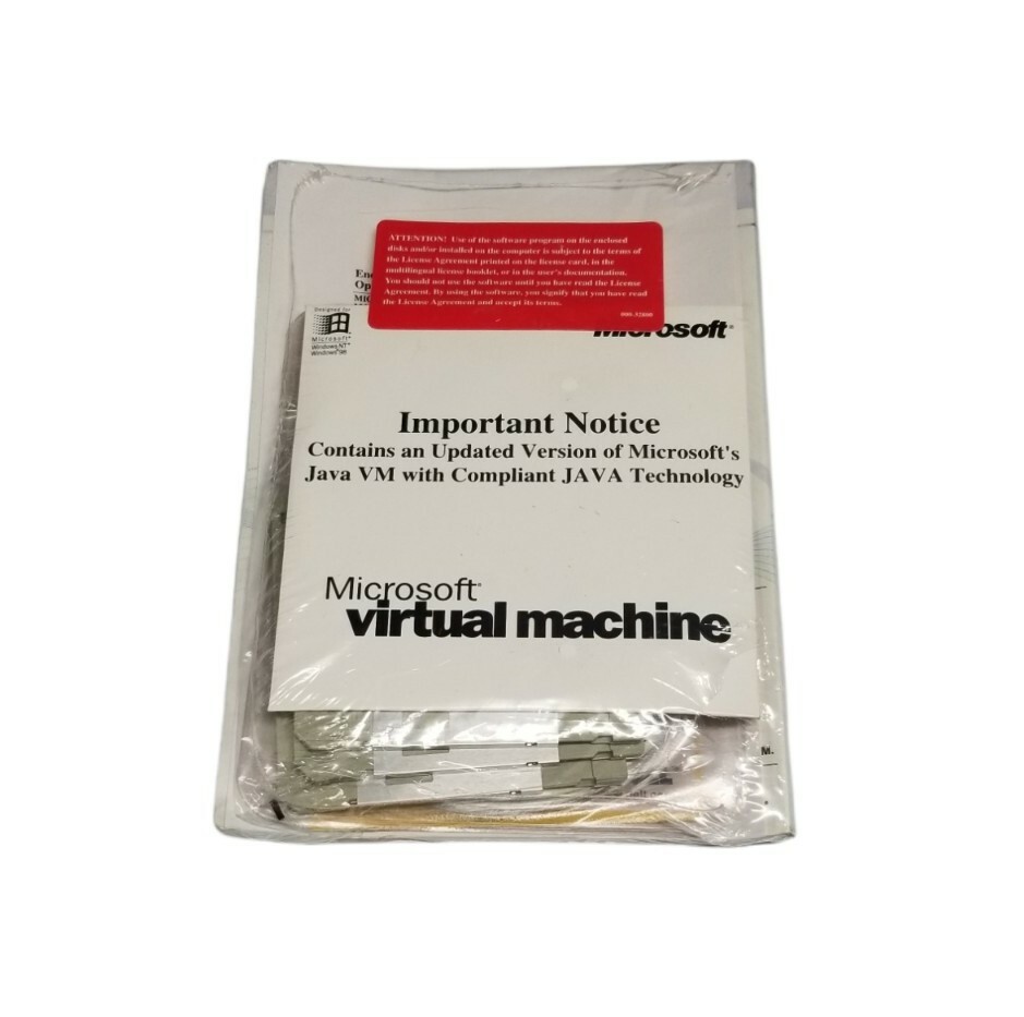 DELL Windows NT Workstation 4.0 – new sealed OEM book, floppies, CDs, and CoA.
