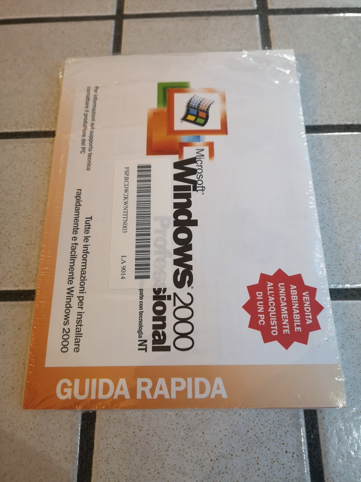 Microsoft Windows 2000 PROFESSIONAL 2 CD + BOOK NO PRODUCT KEY