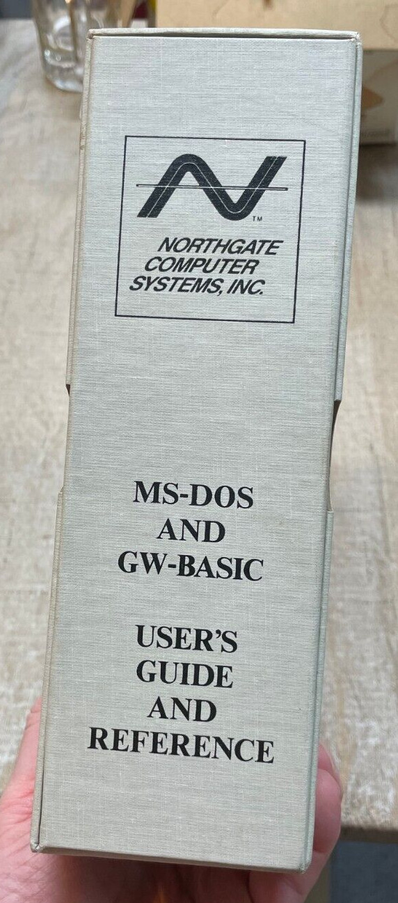 Northgate Computer System Microsoft MS-DOS & GW Users Guide & 6 Discs 1988 Rare
