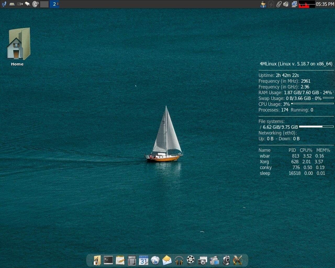 Latest New Release 4M Linux Workstation OS Operating System for PC on DVD