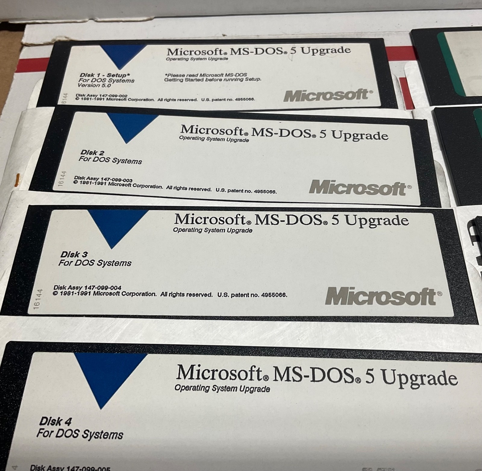 Microsoft MS-DOS Operating System Version 5 5.25″ Floppy Disk Install Plus More