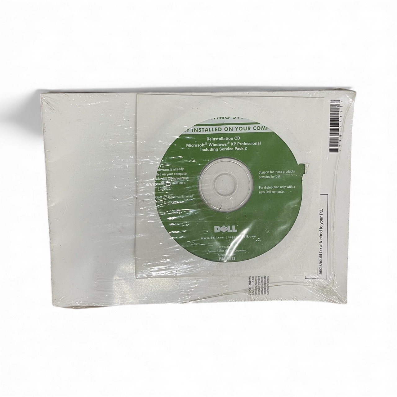 Microsoft Windows XP Professional Pro Dell Reinstallation CD Service Pack 2 SP2