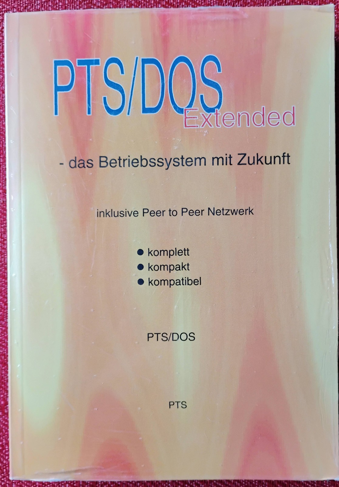 PTS-DOS operating system compatible with Windows 3.11 in German language