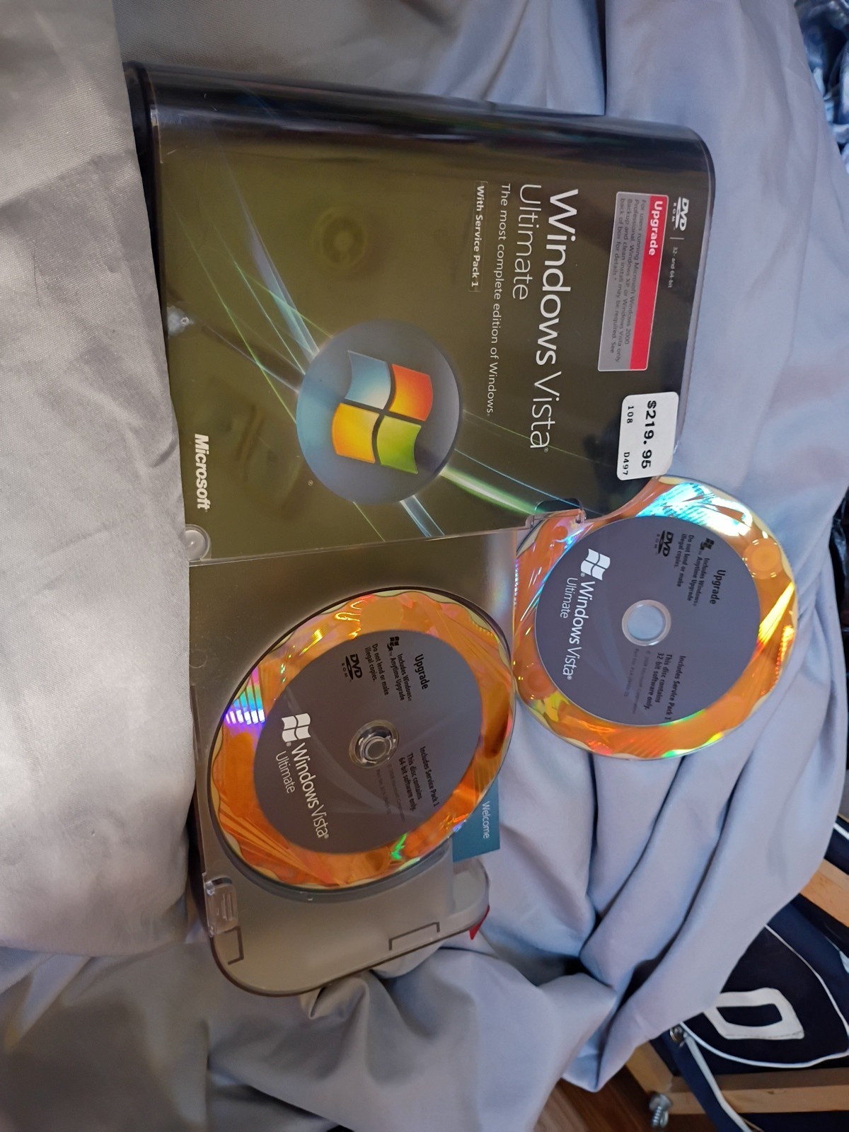 Microsoft Windows Windows Vista Ultimate Upgrade 32 & 64 bit With Key