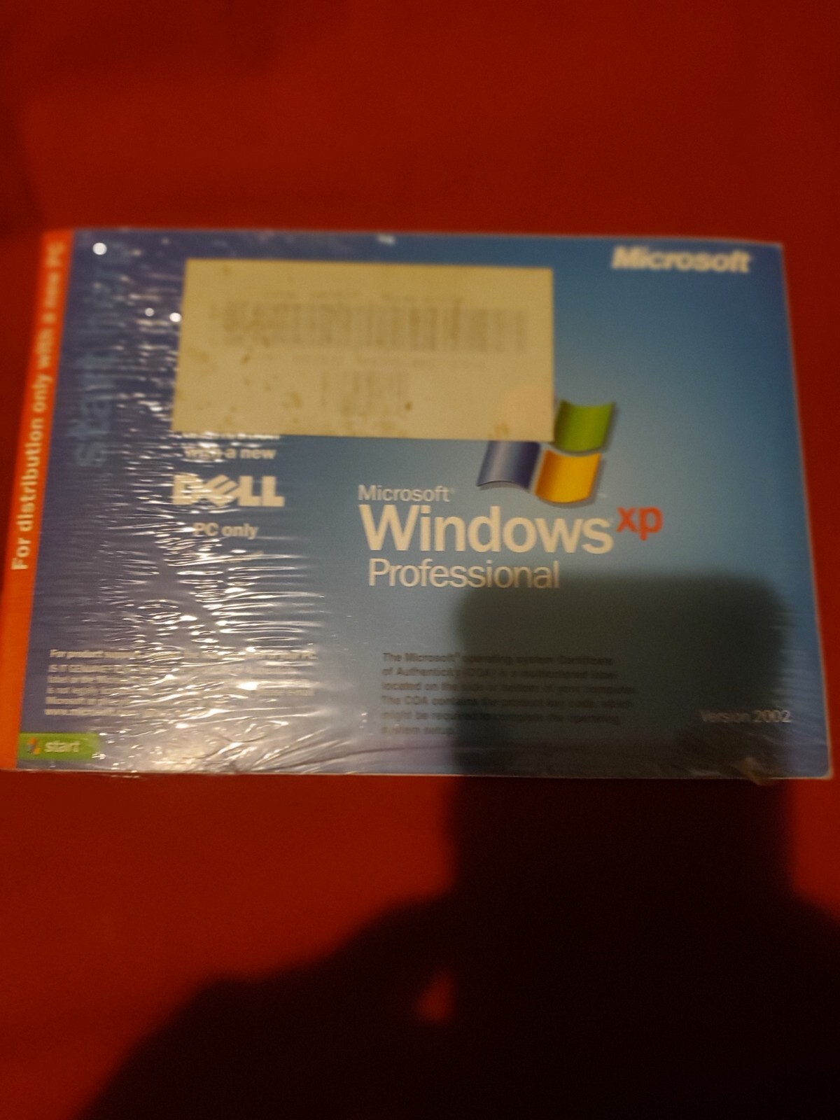 NEW SEALED DELL MICROSOFT 0R2527 WINDOWS XP PROFESSIONAL SOFTWARE WARE CD CDROM