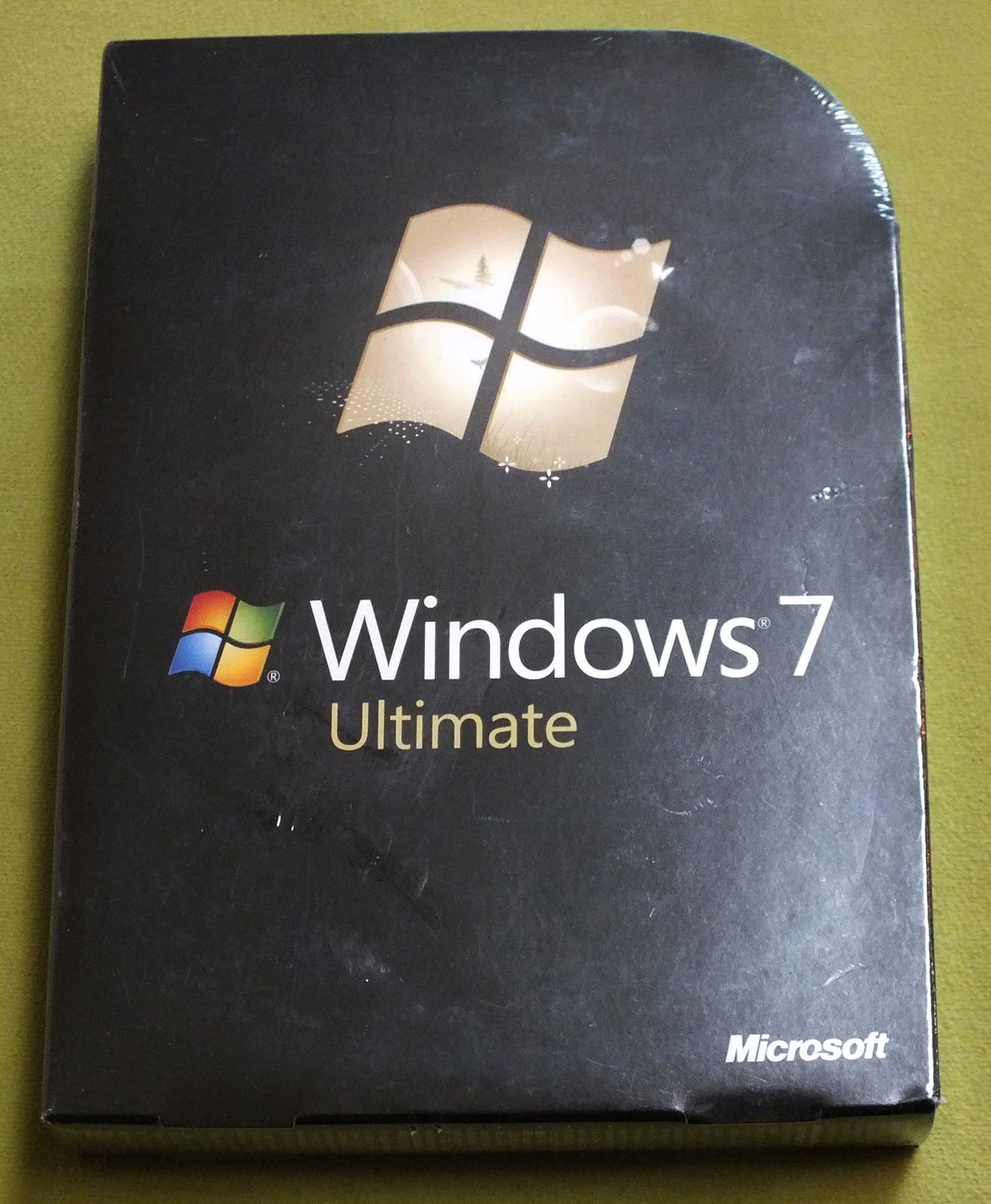 Microsoft Windows 7 Ultimate SKU GLC-00182 Full Retail Box 32-bit 64-bit Sealed