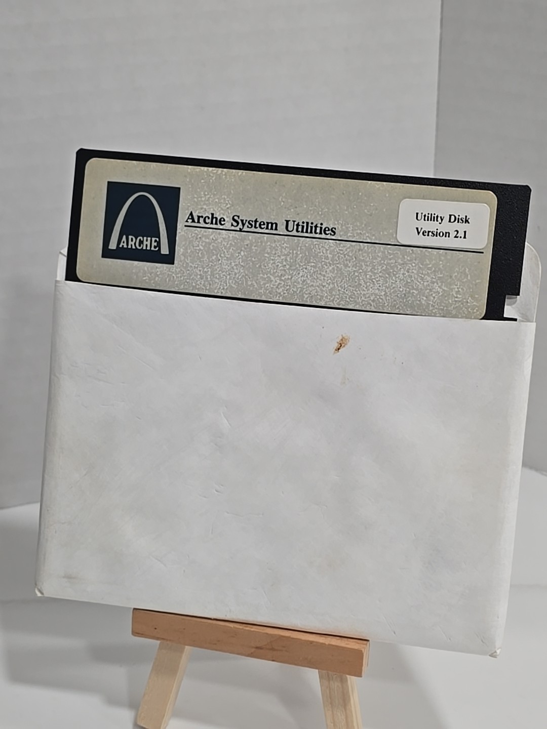 Microsoft MS-DOS 5.0 Operating System 5.25″ Floppy 2 Disks + Arche System Util.