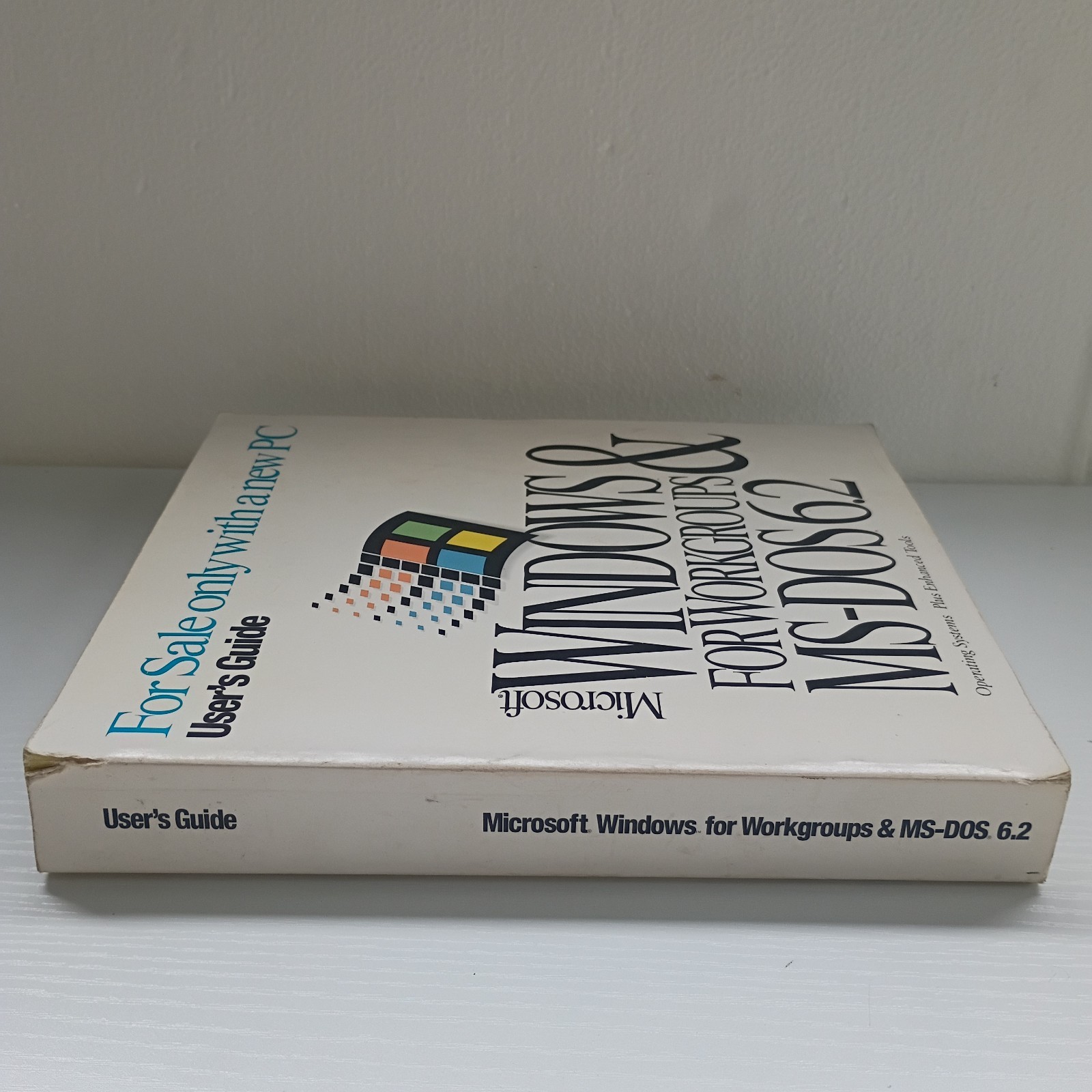 Microsoft Windows For Workgroups & MS-DOS 6.2 Users Guide Manual Vtg