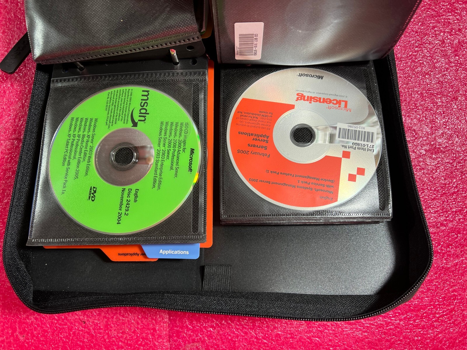 LOT Disks Server License Microsoft / APPLICATIONS 2004 2007 MIX AS-IS USED / NEW