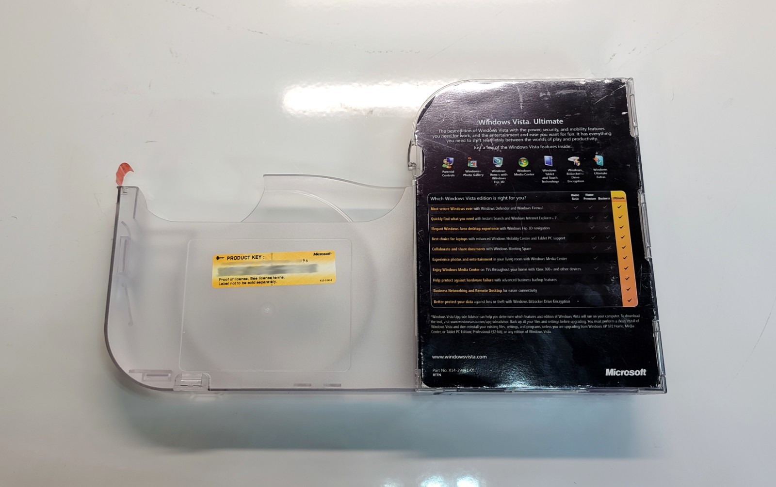 Microsoft Windows Vista Ultimate Upgrade SP1 32 & 64-bit