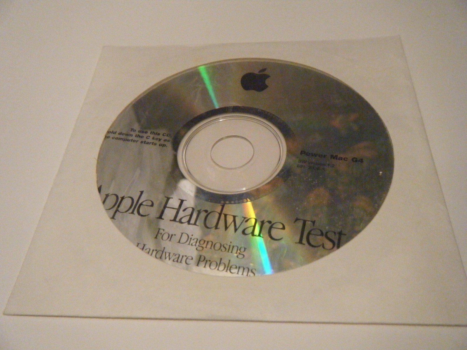 Apple Power Mac G4 Hardware Test for Diagnosing Hardware Problems. Version 1.2