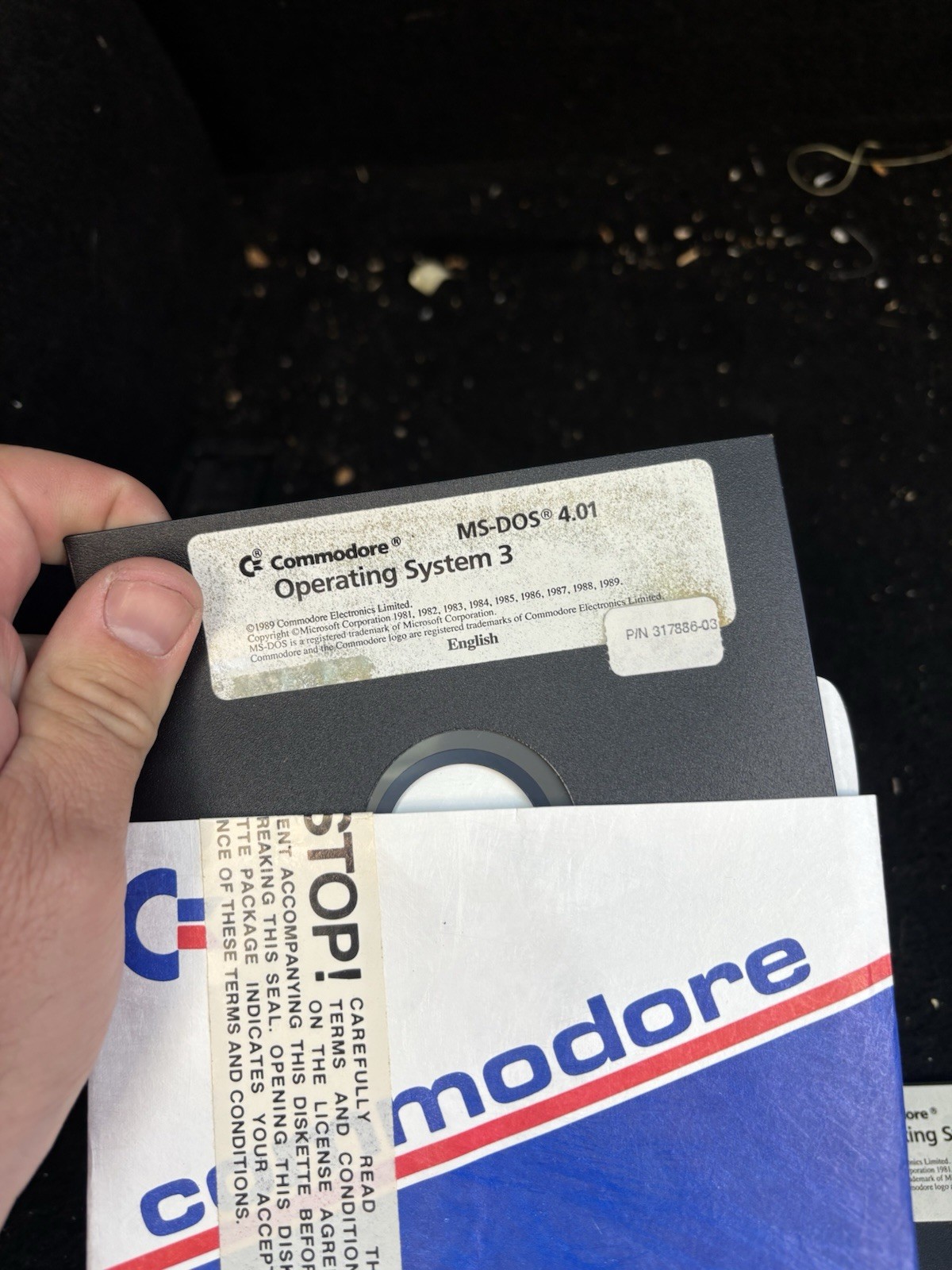 Commodore Amiga MS-DOS 4.01 Operating System 1-3 Shell 1.01 Install Select Disks