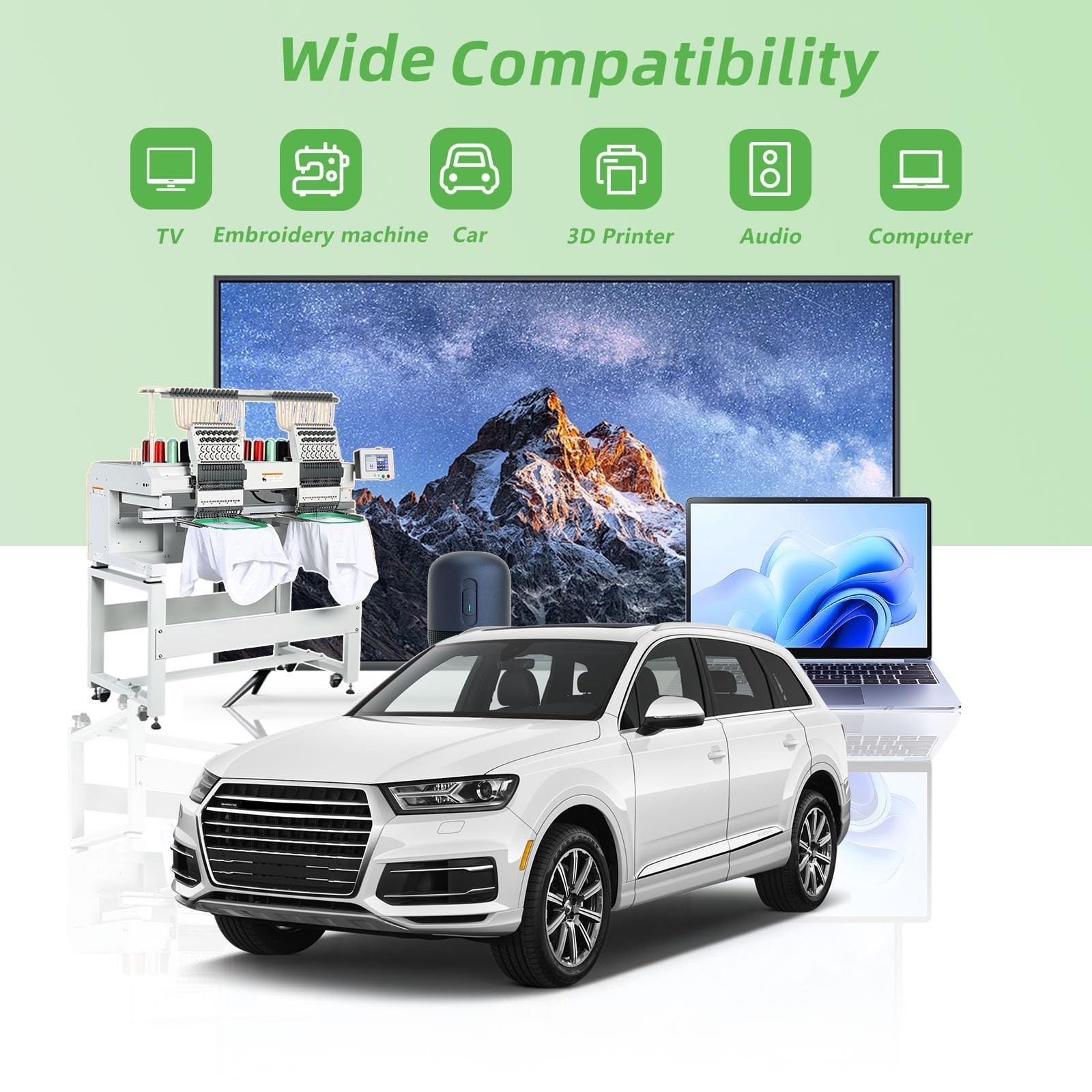 1PCS USB Flash Drive 4GB,1 Type – C Adapters,USB 2.0 Thumb USB Drives with 1 …