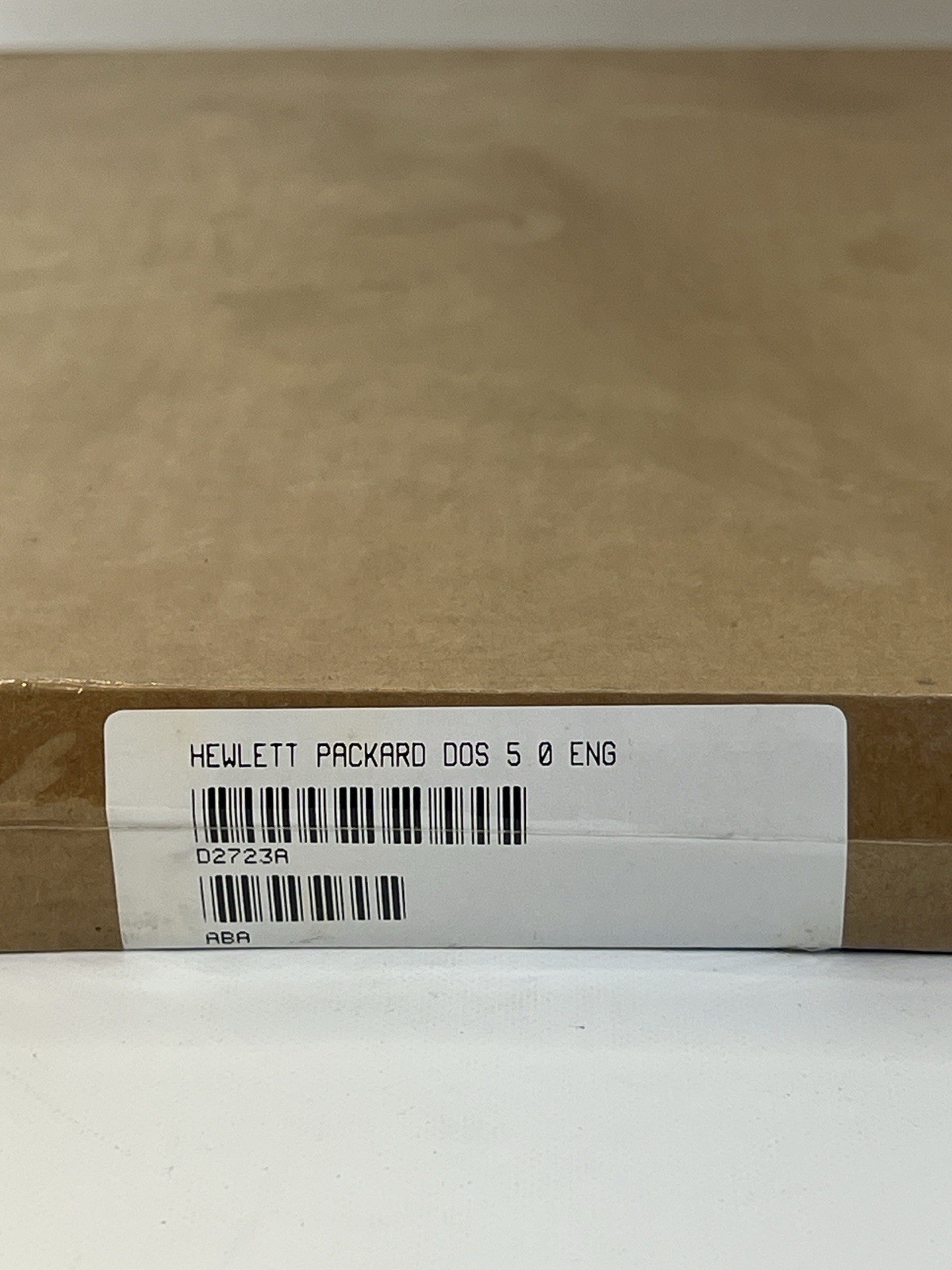 HP DOS 5.0 ENG D2723A Factory Sealed OEM Software 5.25” 1.2MB Media Vintage