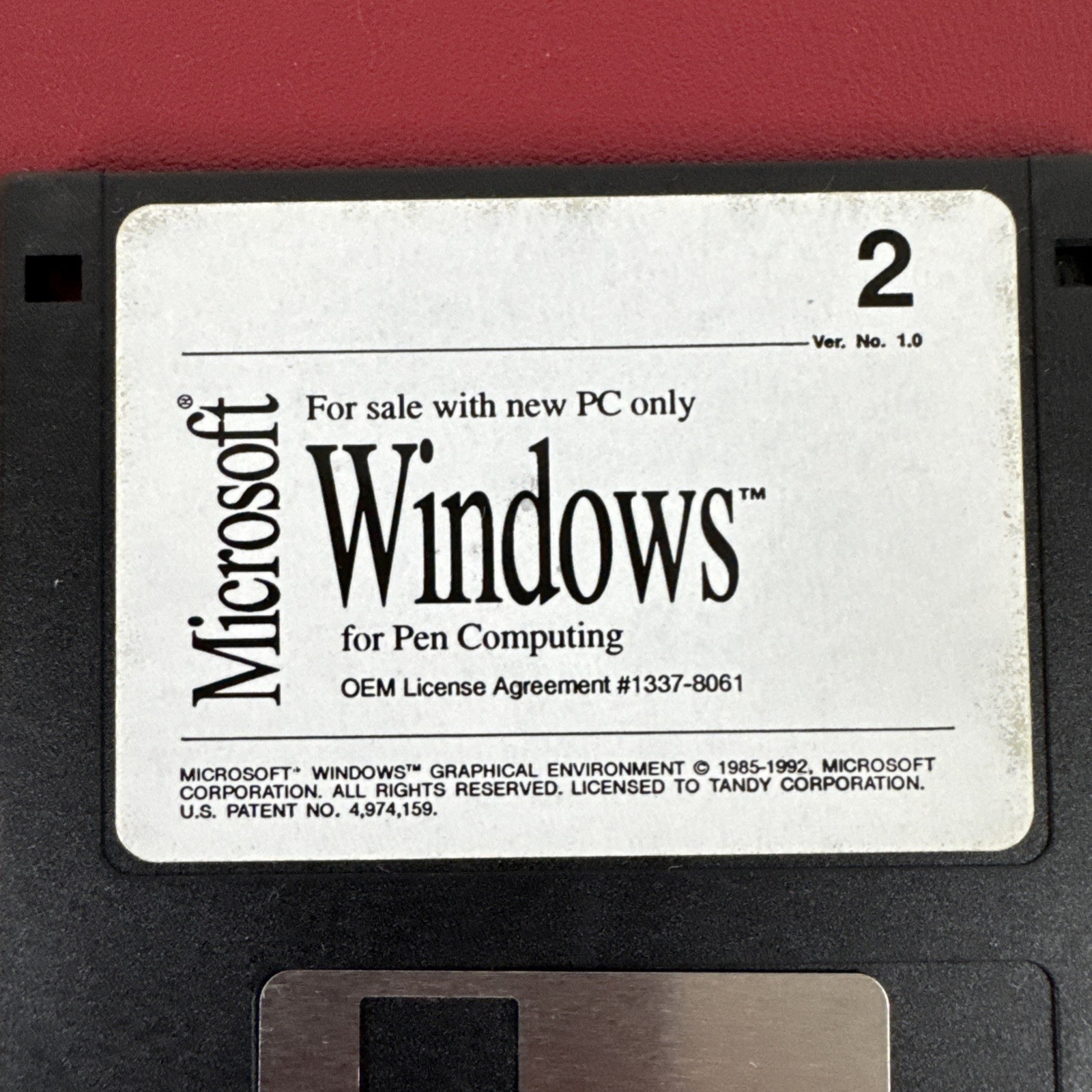NEW, Microsoft Windows for Pen Computing on 3.5″ Floppy Disks