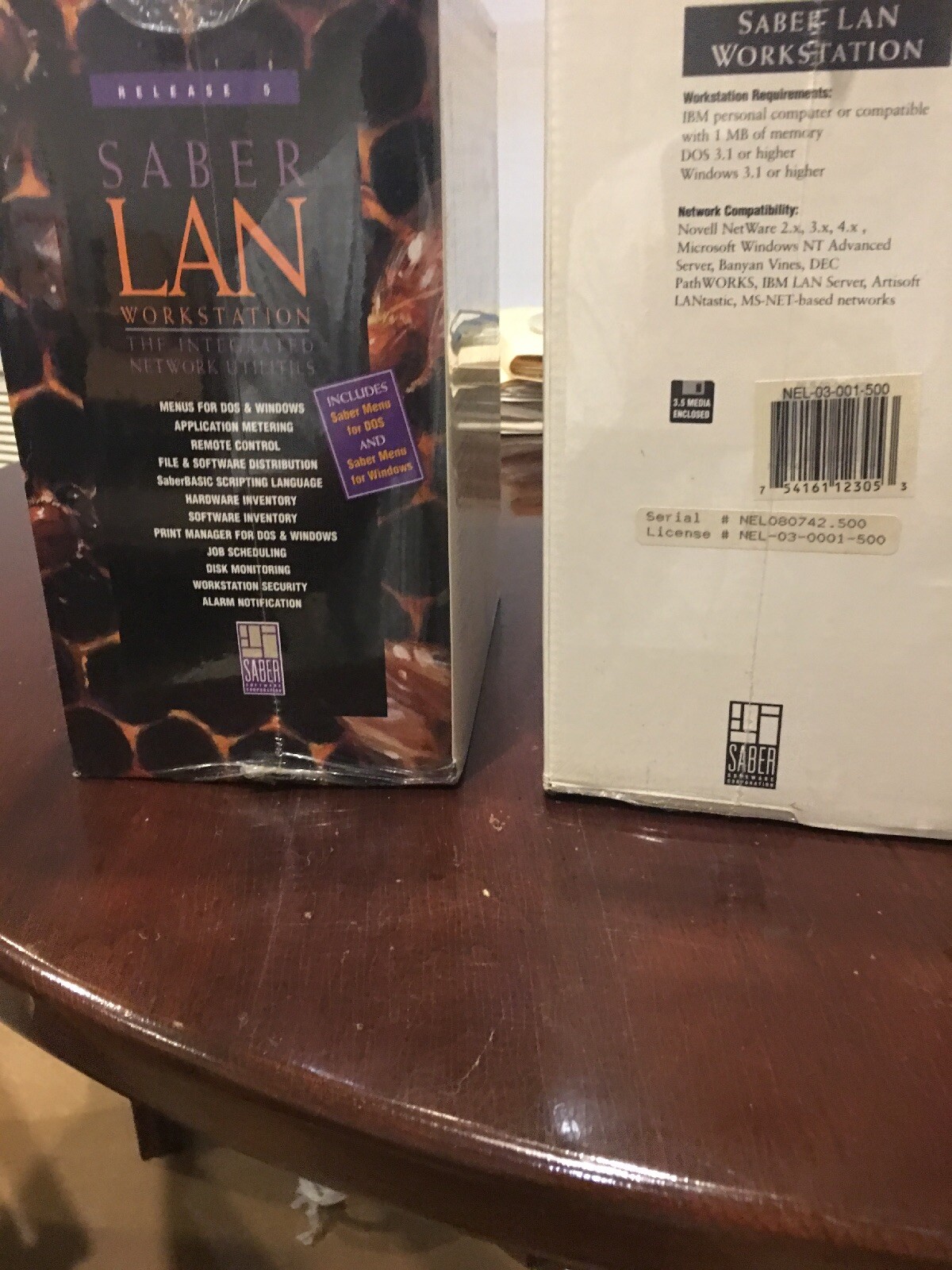 Lot Of 3 New. 2 Saber LAN Workstation Release 5,Node Activation. One Is NFR.