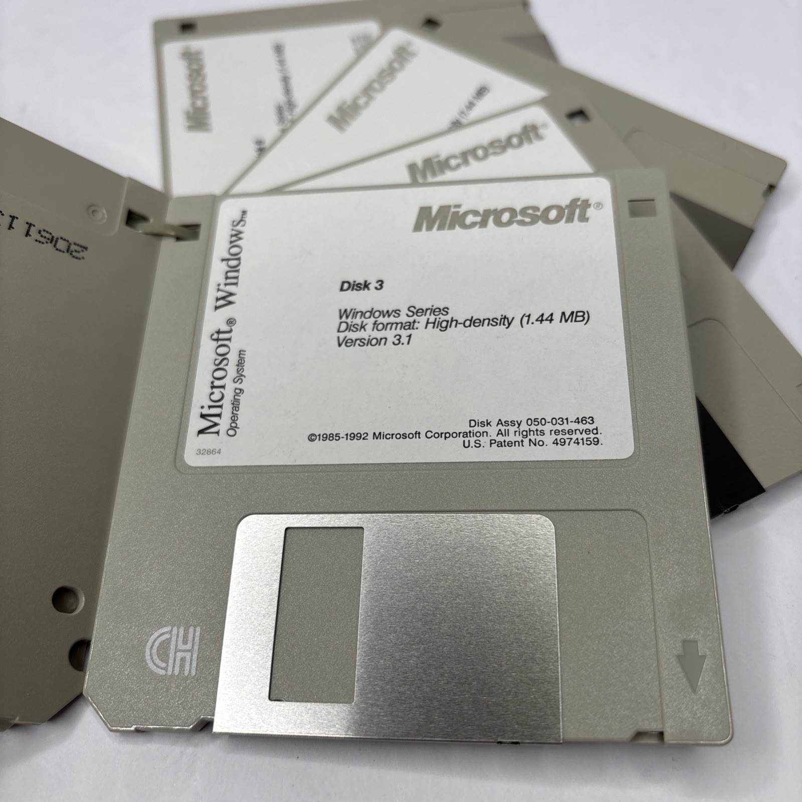 Microsoft Windows Series Vintage Version 3.1 Disk 1-6 Lot 1.44MB Floppy Disk