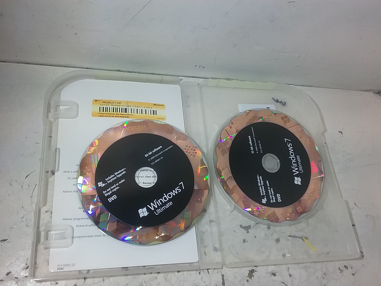 Microsoft Windows 7 UItimate Home Premium Upgrade GLC-00182 (2 Discs) N17