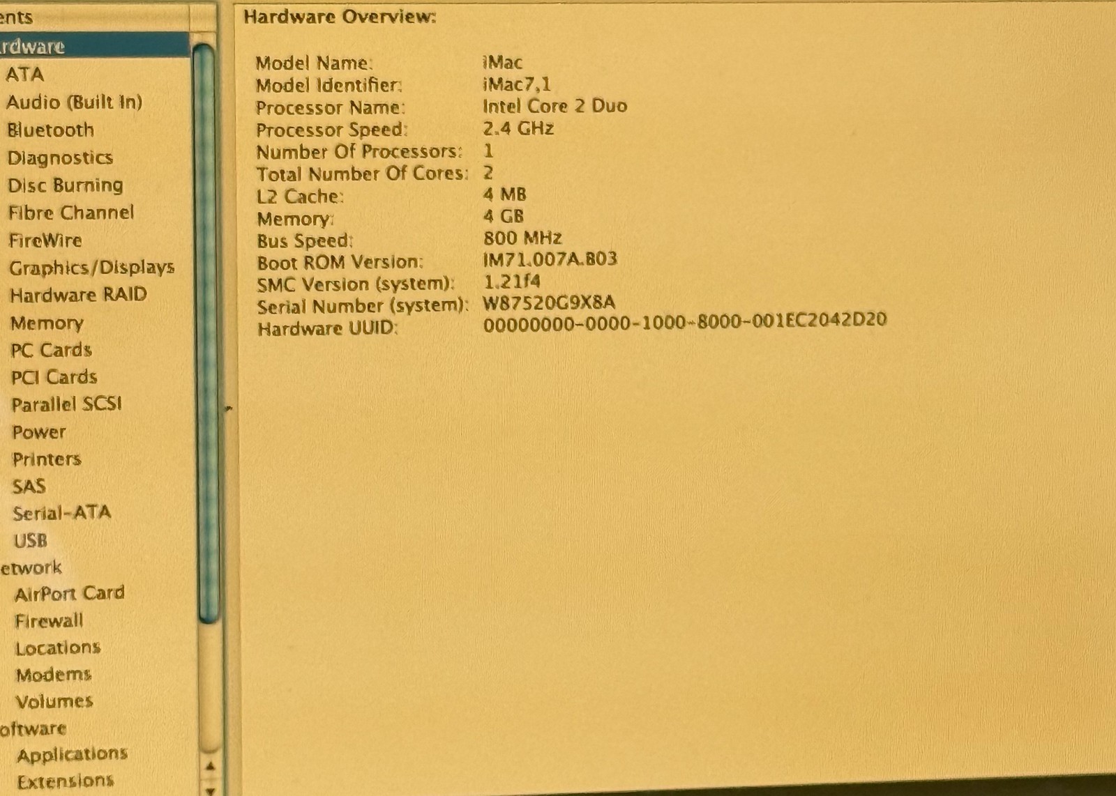 iMac „Core 2 Duo” 2.4 24″ (2009)