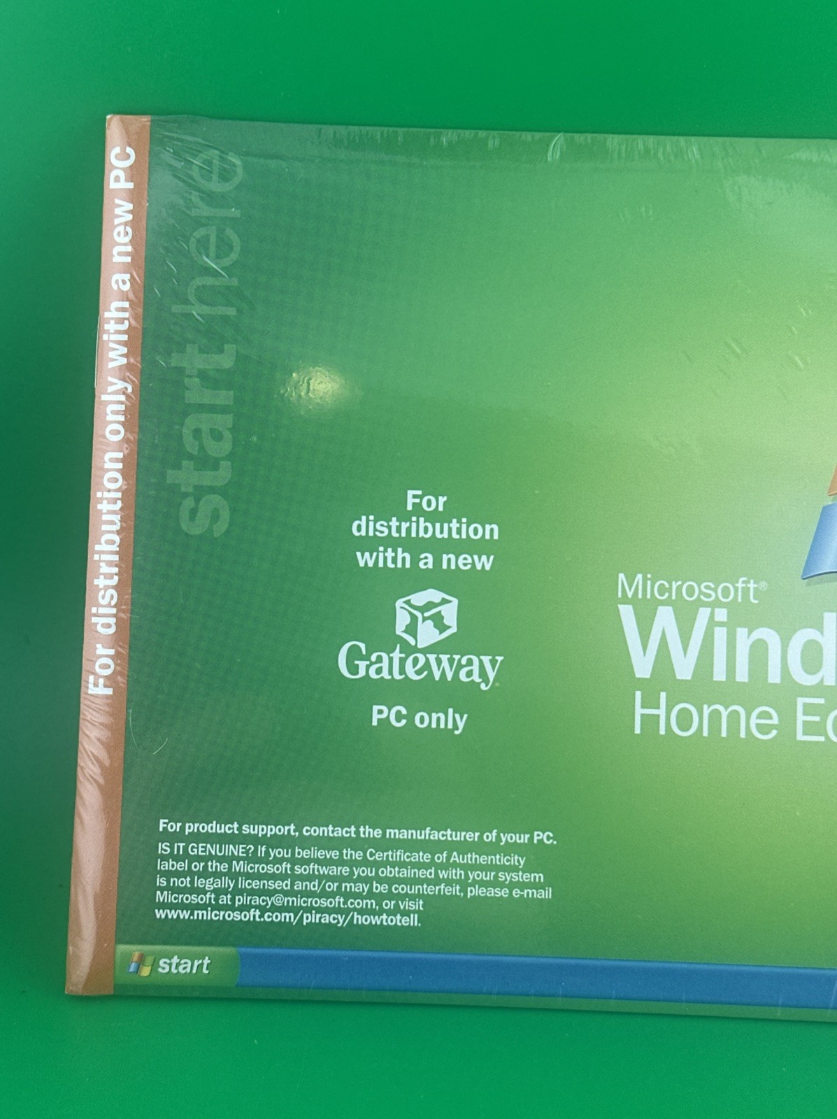 Microsoft Windows XP Home Edition (PC, 2002) Gateway Computer Sealed