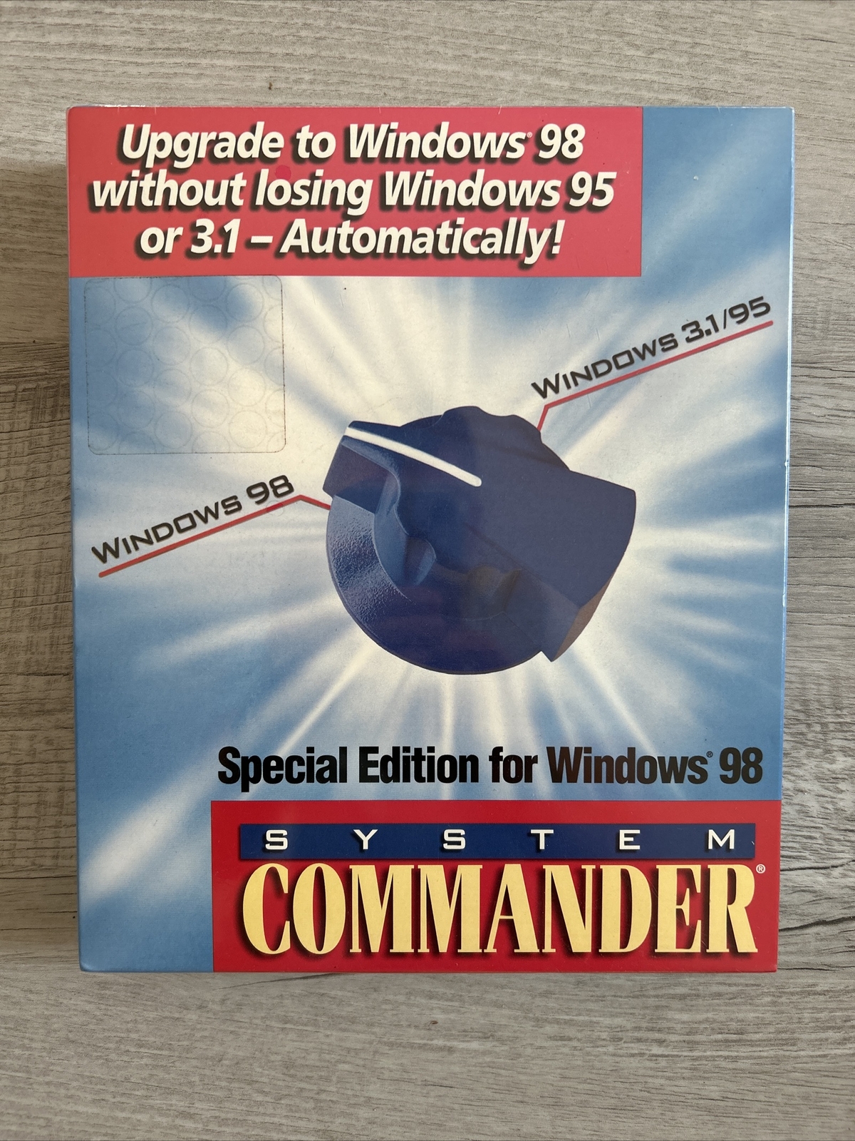New SYSTEM COMMANDER SPECIAL EDITION FOR WINDOWS 98 Upgrade Windows 95 3.1 Seal