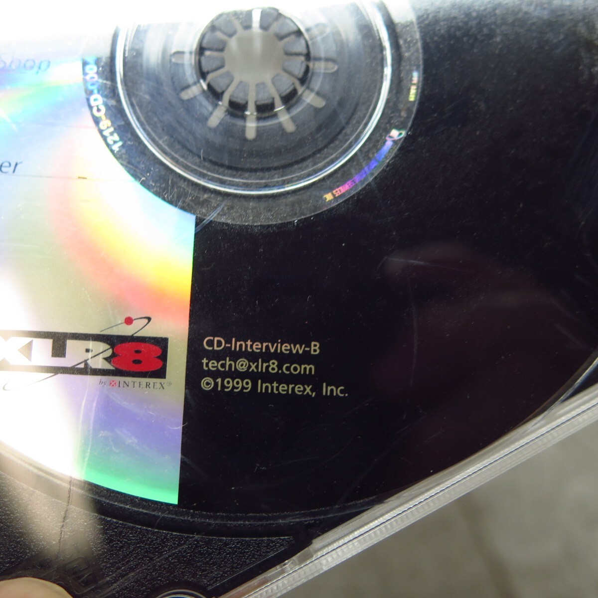Vintage 1999 XLR8 Interview Software for Mac OS CD Rom Disc