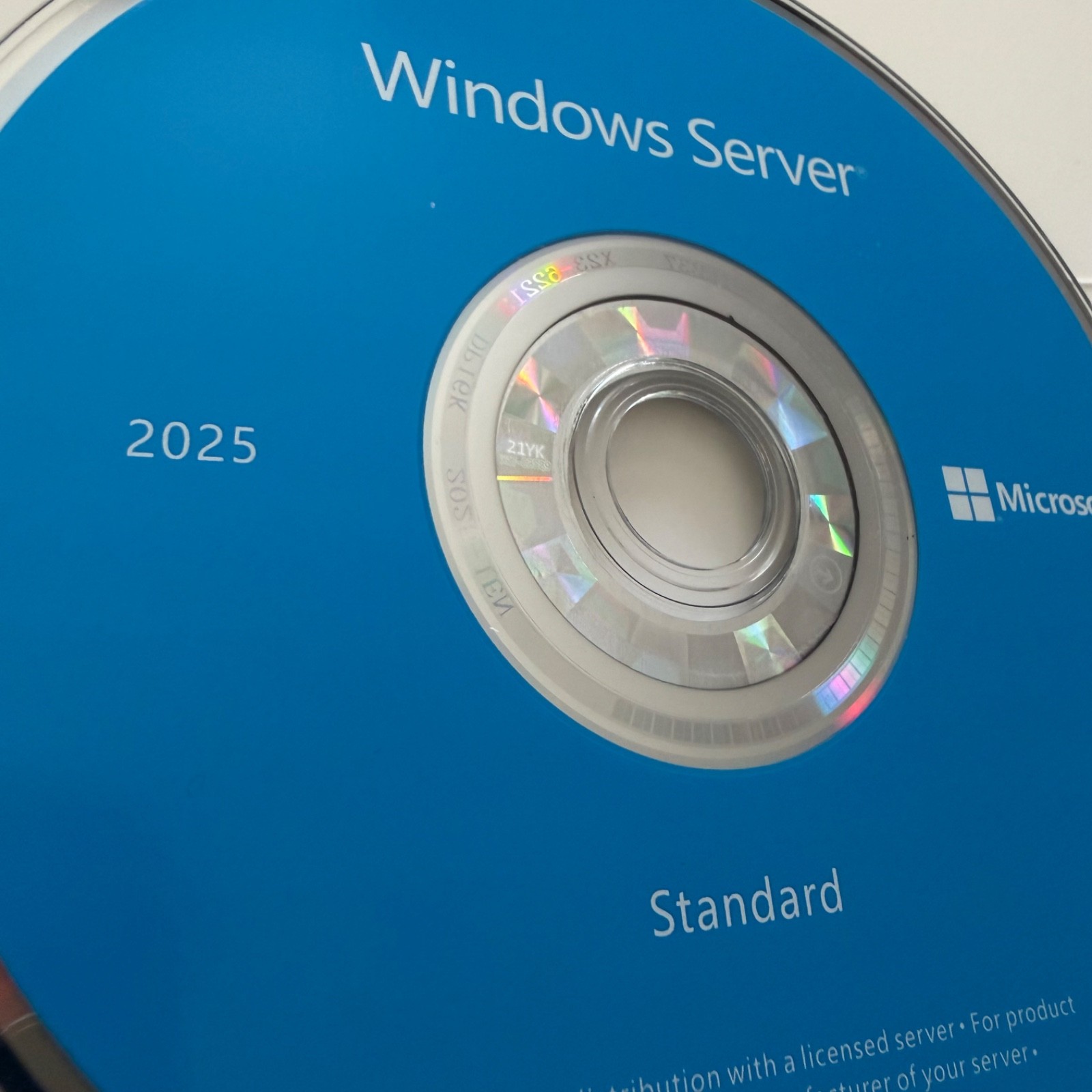 Microsoft Windows Server 2025 Standard 16 Core OEM / DSP DVD + COA