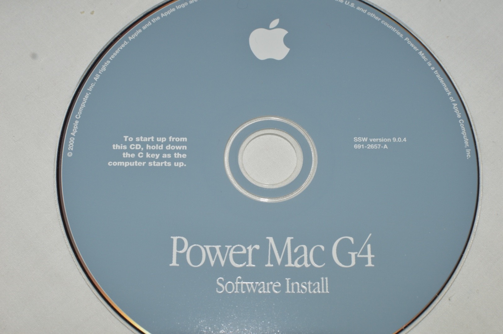EUC Mac OS 9.0.4 Install Disc Power Mac G4 2 Discs Complete Set