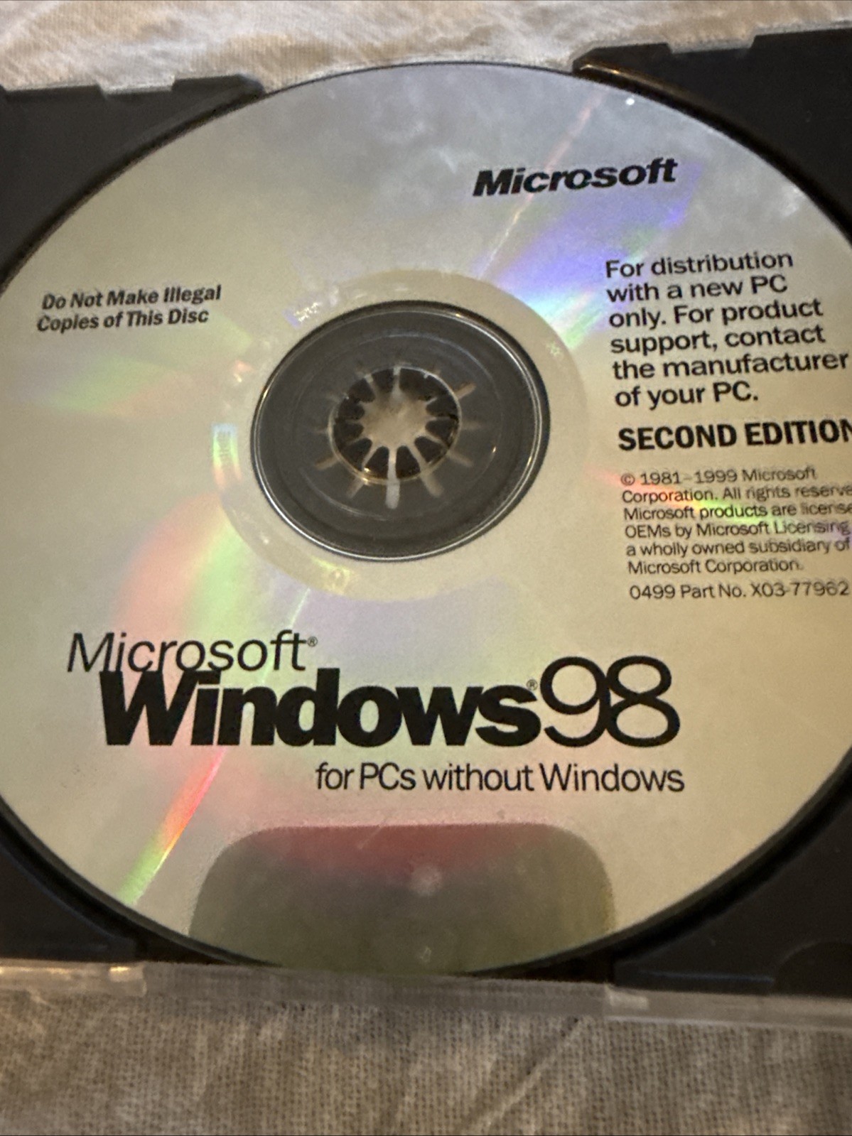 Microsoft Windows 98 and Windows Microsoft 98 upgrade