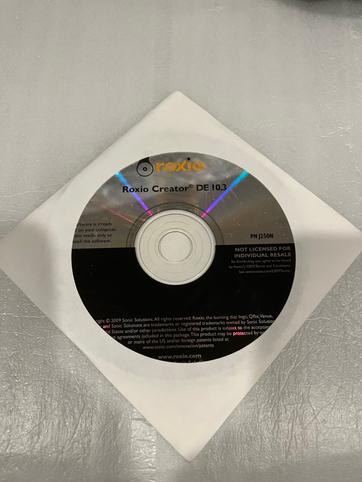 Sealed Roxio Creator DE 10.3 for Windows Free shipping