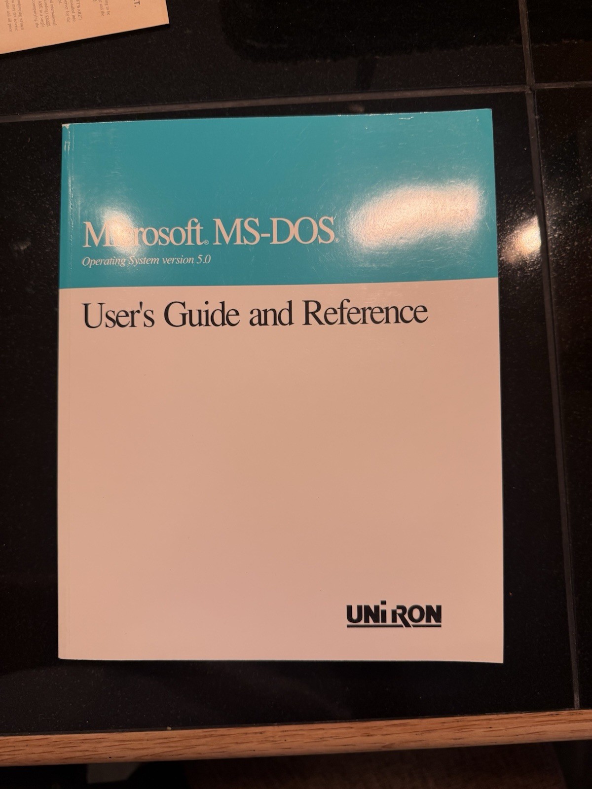 Uniron Branded MS-DOS 5.0 on 5.25” Diskettes