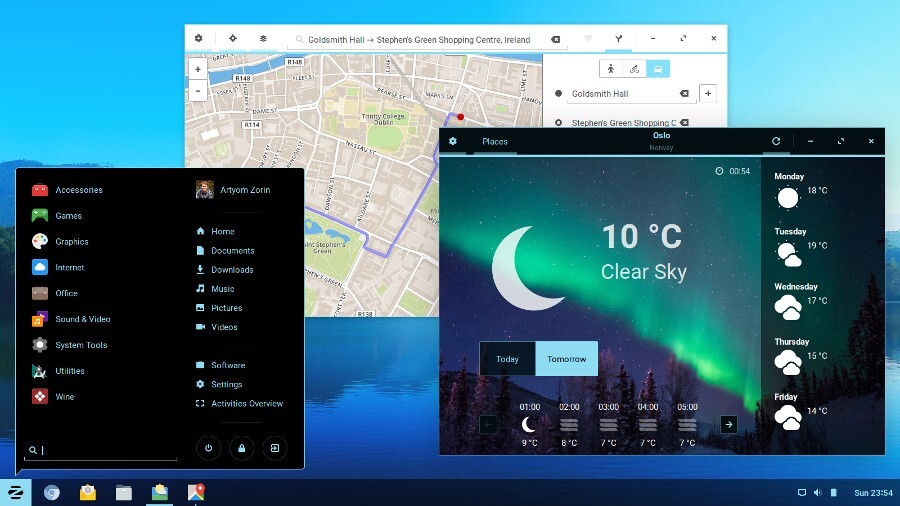 Zorin OS 16.2 Installer/Live DVD Set „Core + Lite ” Smooth Fast Desktop OS