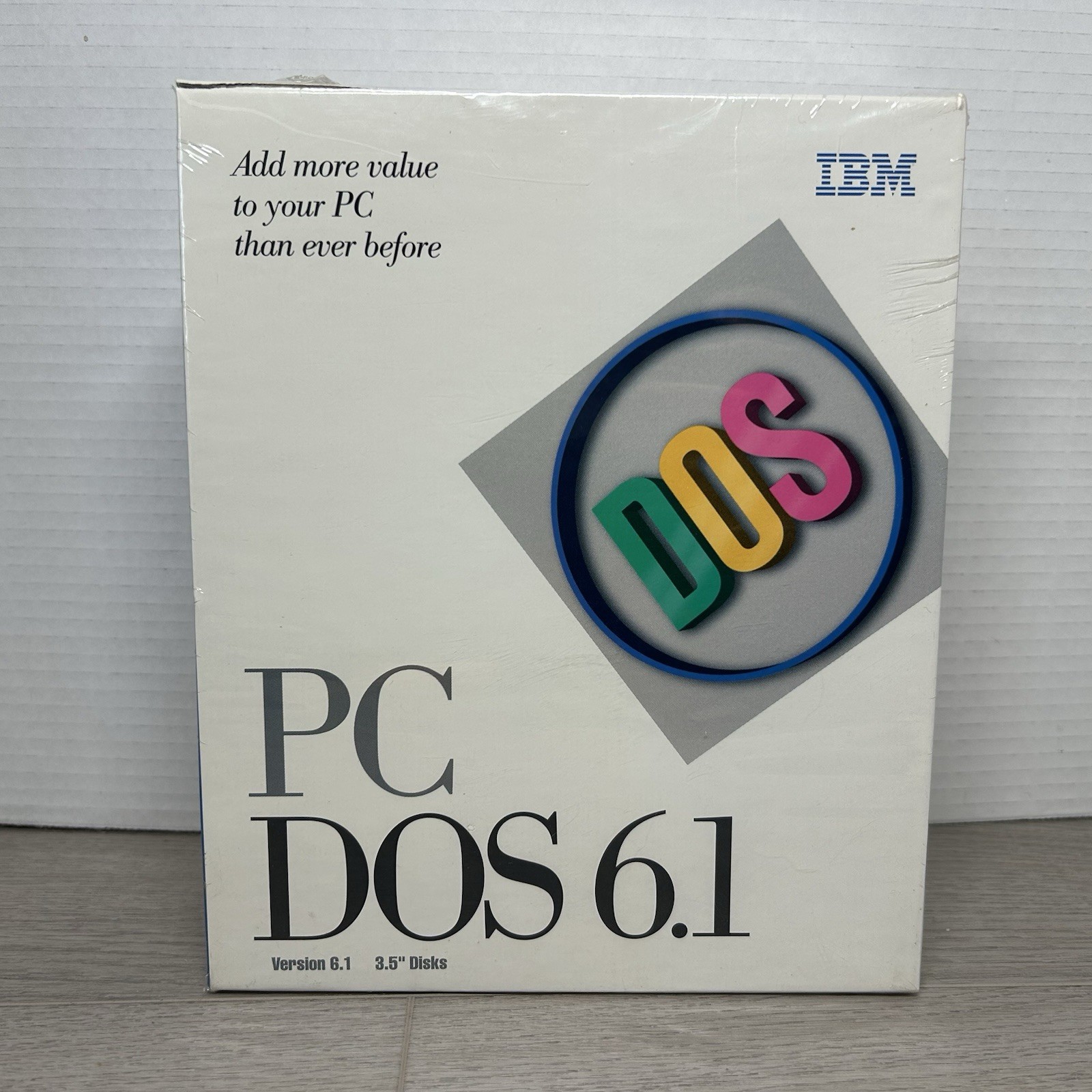 IBM PC DOS Version 6.1 3.5″ Disks 1993 Base Edition 71G4177 Big Box | New Sealed