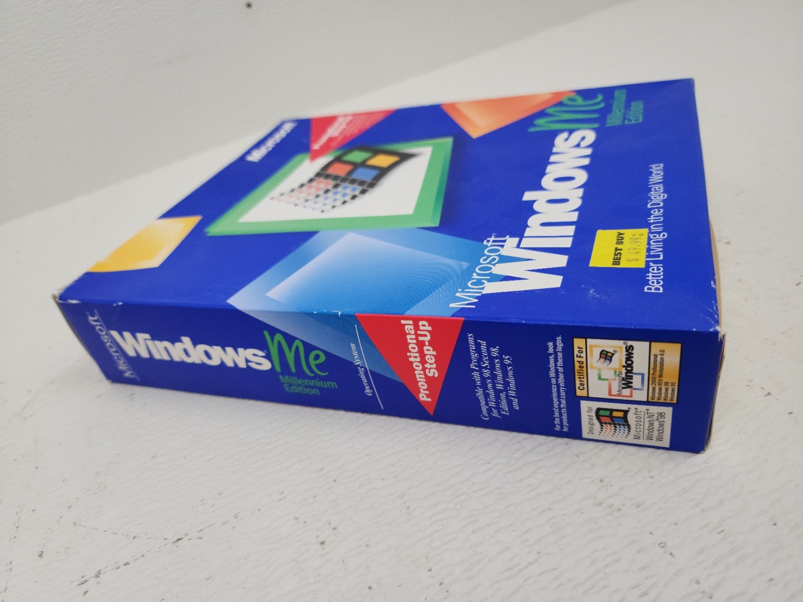 Microsoft Windows Millennium ME UPGRADE 2000 Rare Win CD in BOX with Product Key