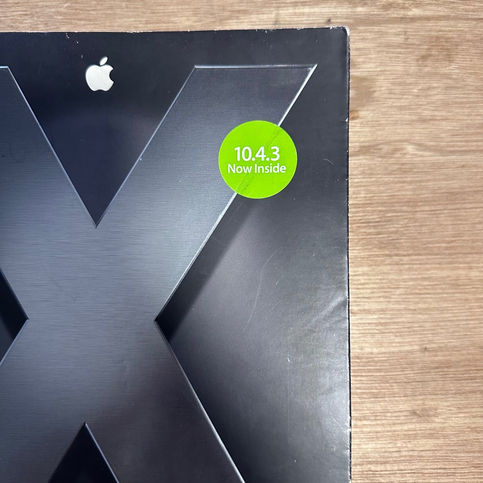 Apple Mac OS X Tiger v10.4.3 Retail Box Set MA190Z/A Install DVD iWork 2005