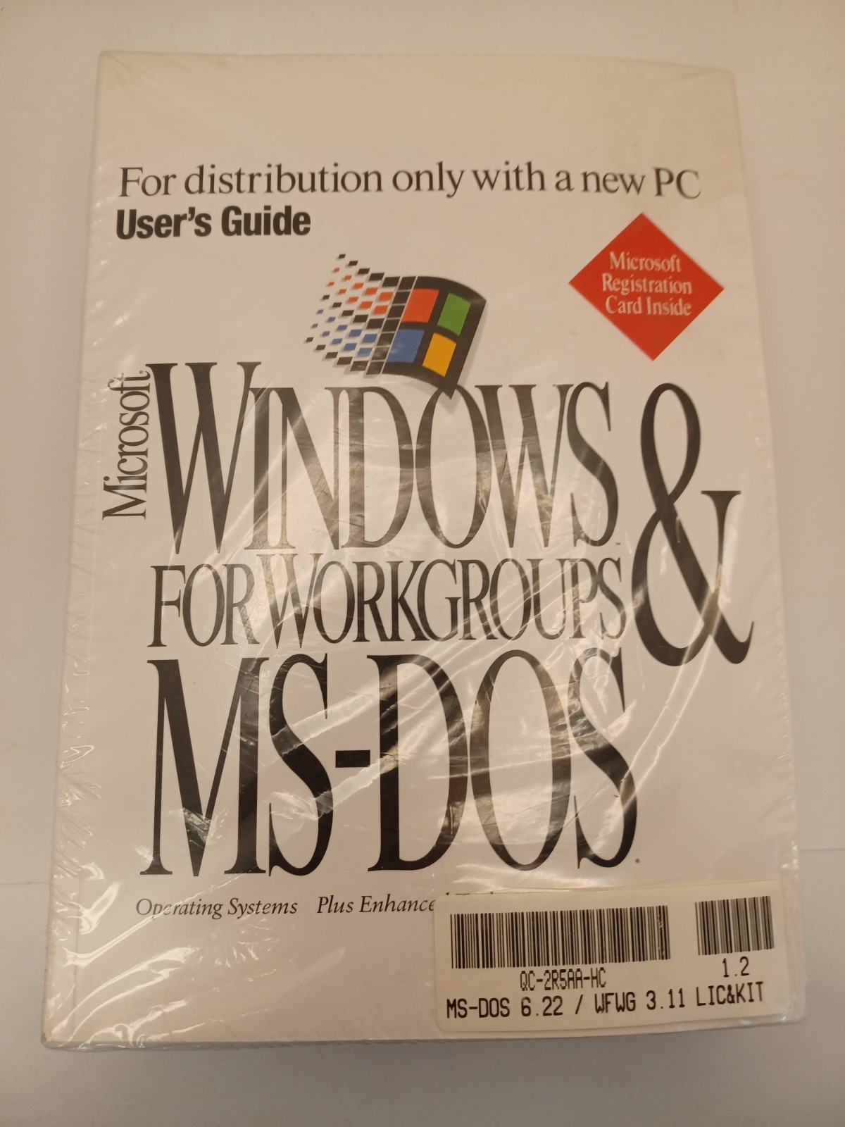 Microsoft MS-DOS 6.22 and Windows for Workgroups 3.11 New Sealed