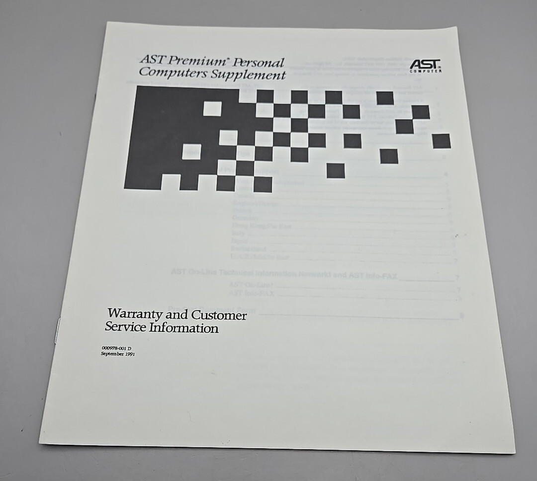 Lot (6) Microsoft MS-DOS 3.1 And 5.0 Operating System Concise User’s Guide