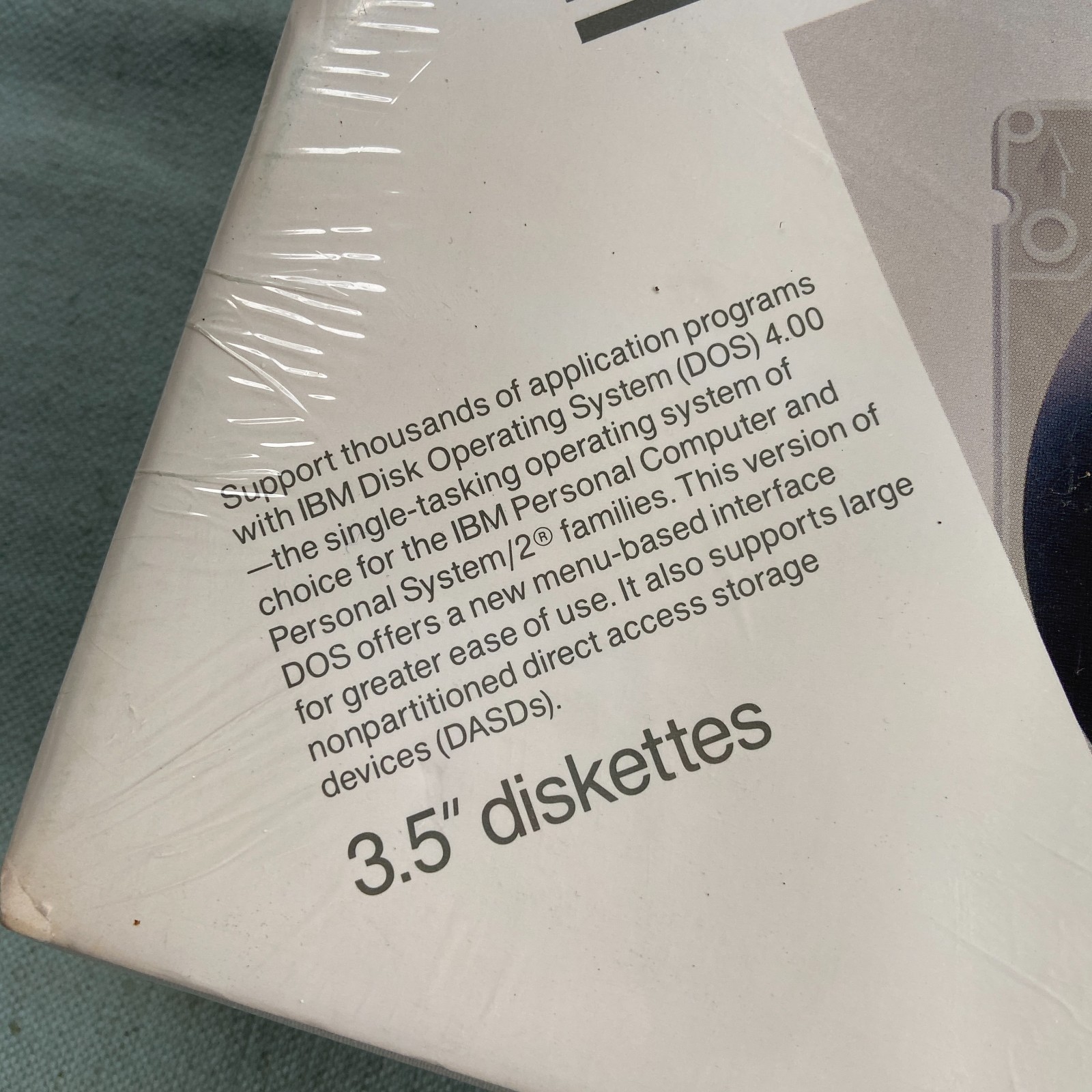 IBM Disk Operating System DOS Version 4.00 3.5″ Diskettes NEW SEALED PS/2 PC
