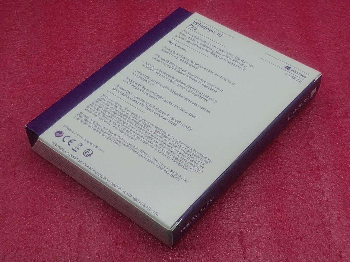 Microsoft Windows 10 Pro – SKU-FQC-08788 – 32-bit 64-bit USB 3 NEW – Lot of 10