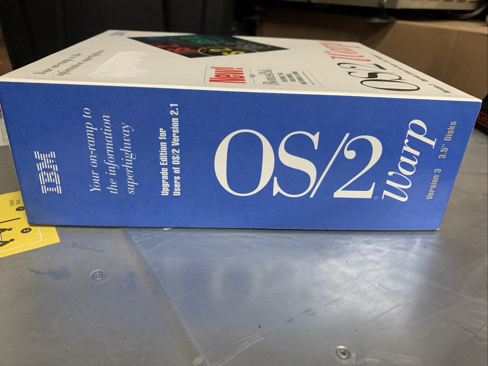 Unused – Vintage IBM OS/2 Warp Version 3 with BonusPak 3.5″ Floppy Disks