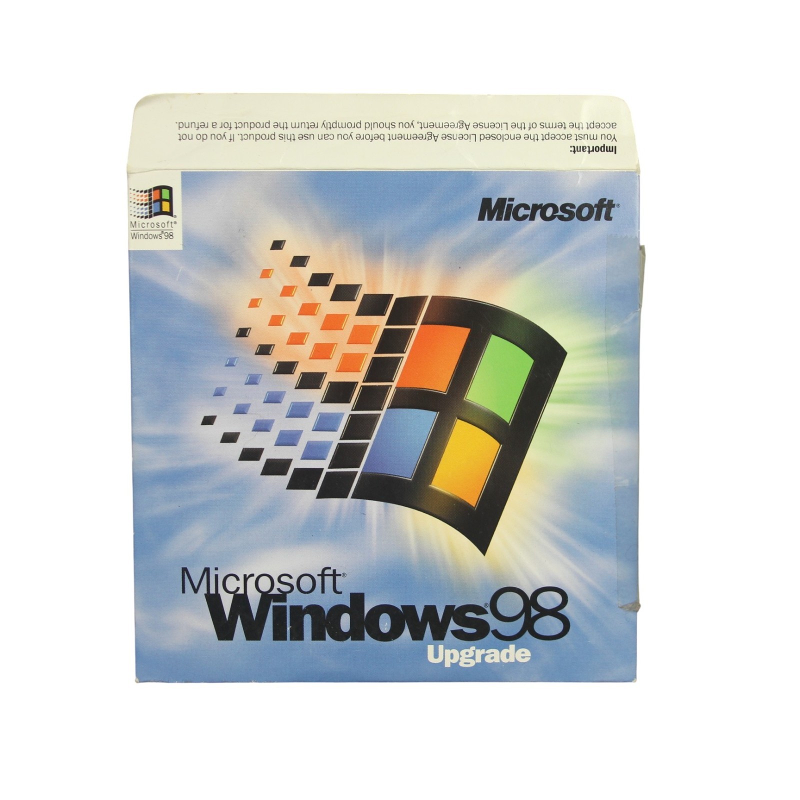 Windows 98 First Edition Upgrade CD No Product Key Used