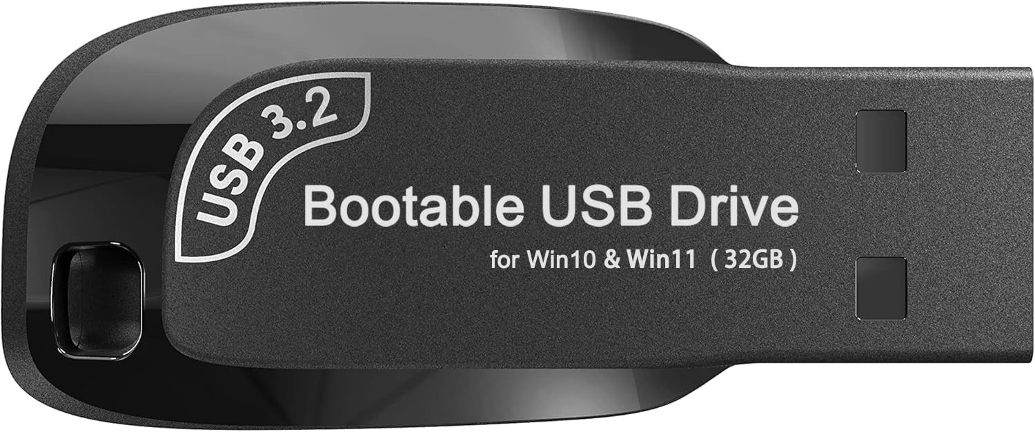 USB 3.2 32GB Bootable Drive for Windows Installation & Data Security Solutions